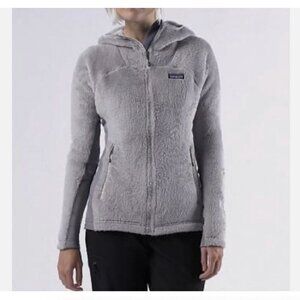 Patagonia R3 Hi-Loft grey zip up hooded jacket